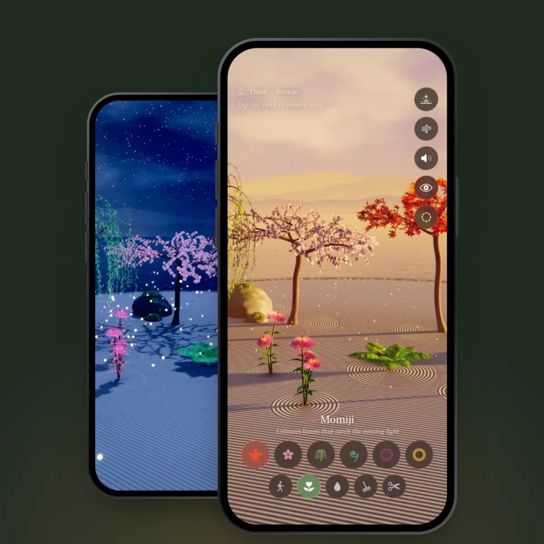Zen Garden — Un jardín vivo para bajar un cambio